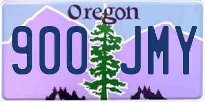 OR license plate 900JMY