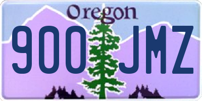 OR license plate 900JMZ