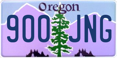 OR license plate 900JNG