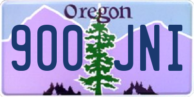 OR license plate 900JNI