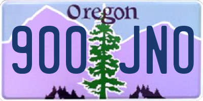 OR license plate 900JNO