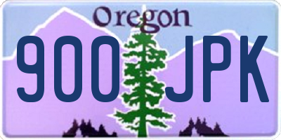 OR license plate 900JPK