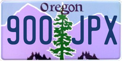 OR license plate 900JPX