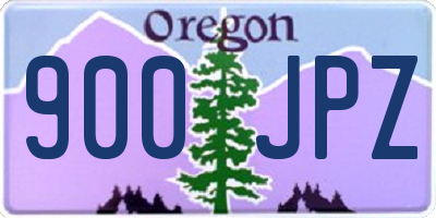 OR license plate 900JPZ