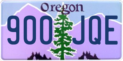 OR license plate 900JQE