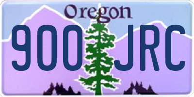 OR license plate 900JRC