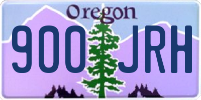 OR license plate 900JRH