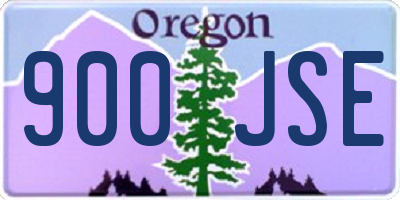OR license plate 900JSE