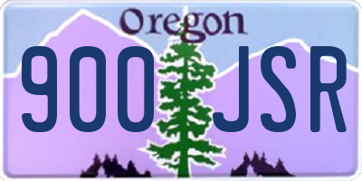 OR license plate 900JSR