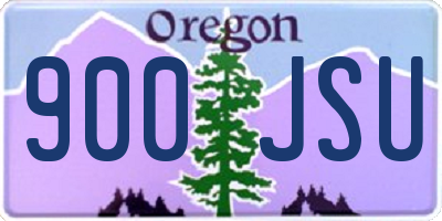 OR license plate 900JSU