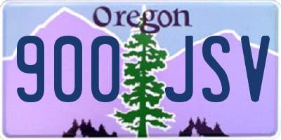 OR license plate 900JSV