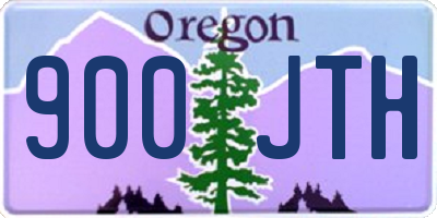 OR license plate 900JTH