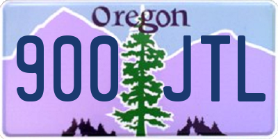 OR license plate 900JTL