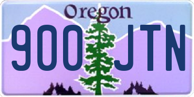 OR license plate 900JTN