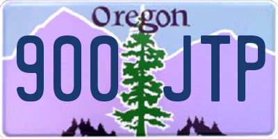 OR license plate 900JTP