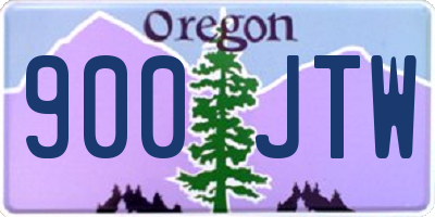 OR license plate 900JTW
