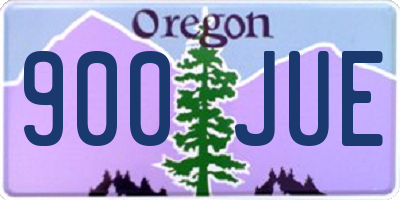 OR license plate 900JUE