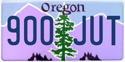 OR license plate 900JUT