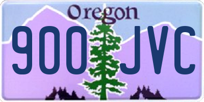 OR license plate 900JVC