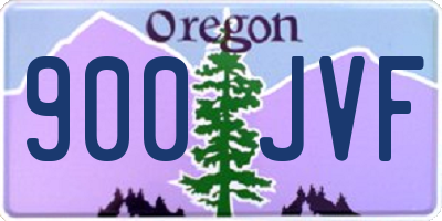 OR license plate 900JVF