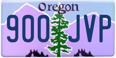 OR license plate 900JVP