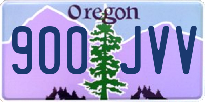 OR license plate 900JVV