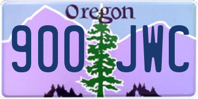 OR license plate 900JWC