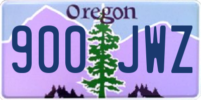 OR license plate 900JWZ