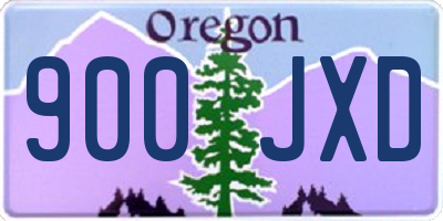 OR license plate 900JXD