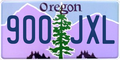 OR license plate 900JXL