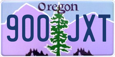 OR license plate 900JXT