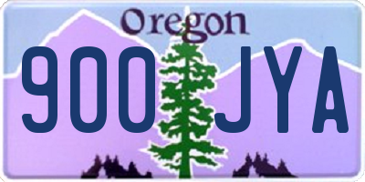 OR license plate 900JYA
