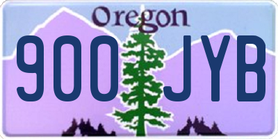 OR license plate 900JYB