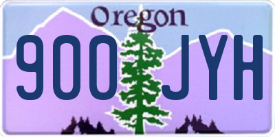 OR license plate 900JYH