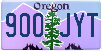 OR license plate 900JYT