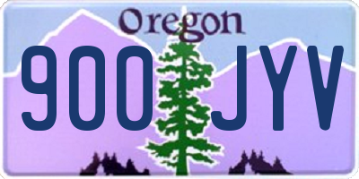 OR license plate 900JYV