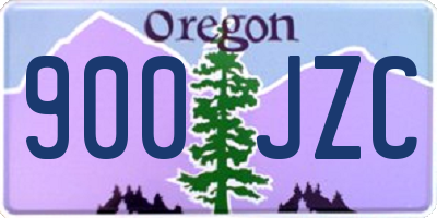 OR license plate 900JZC