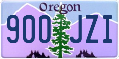 OR license plate 900JZI