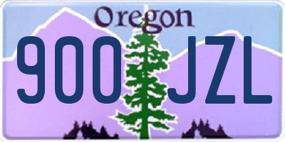OR license plate 900JZL