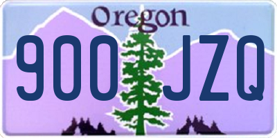 OR license plate 900JZQ