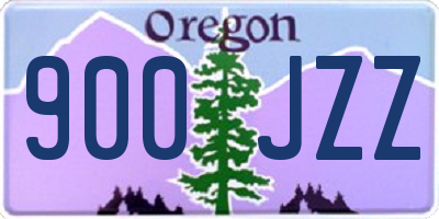 OR license plate 900JZZ