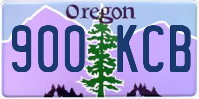 OR license plate 900KCB