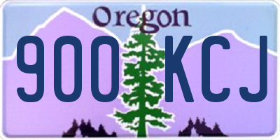 OR license plate 900KCJ
