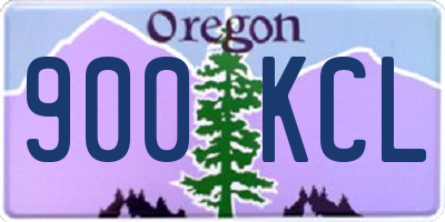 OR license plate 900KCL