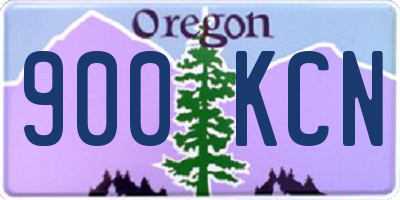 OR license plate 900KCN