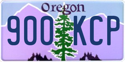 OR license plate 900KCP