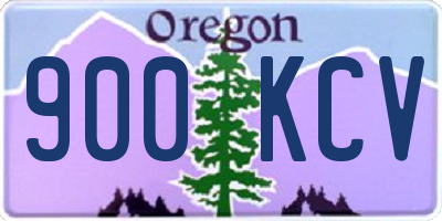 OR license plate 900KCV