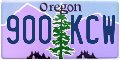 OR license plate 900KCW