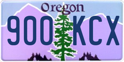 OR license plate 900KCX