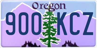 OR license plate 900KCZ